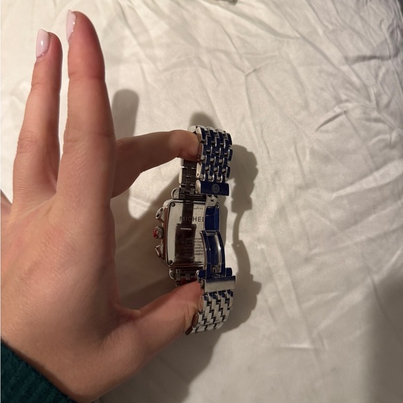 Michele Deco Stainless Diamond Watch - Picture 9 of 16